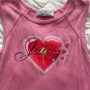 Vintage pink Juicy Couture tank top